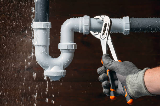 Professional Drain Cleaning technician working in Bowlus, MN